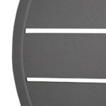 Bolero dunkelgraue runde Aluminium Tischplatte 580mm – Bild 4
