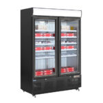 Polar G-Serie Gefrierschrank mit Sichtfenster 920Ltr Schwarz – Bild 5