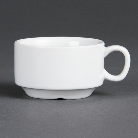 download_71po-7s.jpg Olympia Whiteware stapelbare Espressotassen 85ml 3oz (12 Stück) – Bild 1