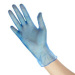 Hygiplas Vinylhandschuhe Blau puderfrei XL (100 Stück) – Bild 3
