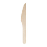 Fiesta Compostable Einweg Holzbesteck Messer Biologisch abbaubar (100 Stück) – Bild 2