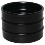 Olympia Rustic Tapasschalen schwarz 13,4cm (6 Stück) – Bild 3