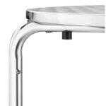 Bolero runder Bistrotisch Edelstahl 3 Beine 60cm – Bild 2