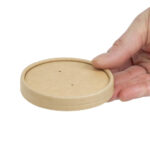 Colpac Deckel für recycelbare, mikrowellengeeignete Suppenbecher 225ml und 350ml (500 Stück) – Bild 5