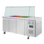 Polar U-Serie Premium Dreitürige Saladette Thekenkühlschrank Polar U-Serie – Bild 3