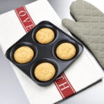 Vogue antihaftbeschichtete Yorkshire-Pudding-Formen 4 Formen – Bild 2
