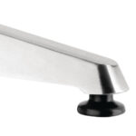 Bolero quadratischer Bistrotisch Edelstahl 1 Bein 70cm – Bild 5