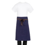 Southside Baumwoll-Canvas-Bistro-Schürze Marineblau – Bild 5