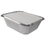 Gewachster Kartondeckel für Aluminiumbehälter klein (1000 Stück) – Bild 2