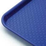 Olympia Kristallon Polypropylen Fast Food Tablett Blau Groß 450mm – Bild 3