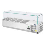 Polar Serie G Aufsatzkühlvitrine für 3x GN1/3 + 1x GN1/2 – Bild 3