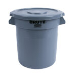 Rubbermaid BRUTE Abfalleimer grau 37L – Bild 3