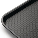 Olympia Kristallon Polypropylen Fast Food Tablett Schwarz Klein 345mm – Bild 2