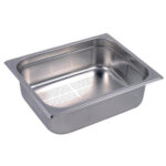 Gastro M Edelstahl GN-Behälter 100mm GN1/2 gelocht