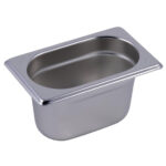 Gastro M Edelstahl GN-Behälter 10cm GN1/9