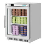 Polar C-Serie Gefrierschrank Untertisch mit Glasfront - Edelstahl – Bild 6