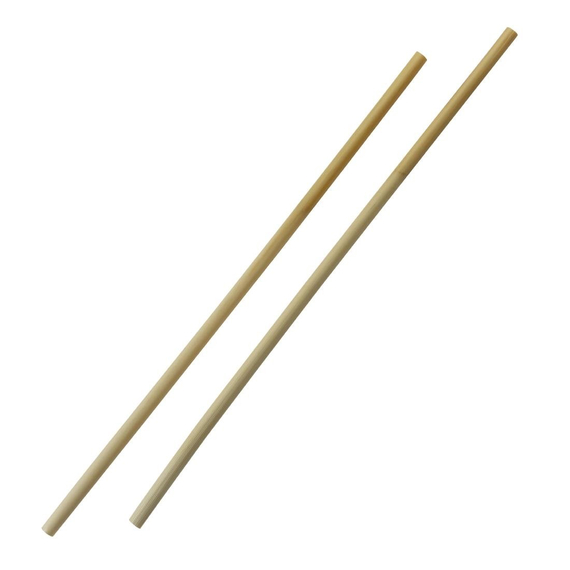 download_8629-g5.jpg Sier Einwegprodukte Gerade Strohhalm aus Schilfrohr ø 6-8 mm / 25cm (50 Stück) – Bild 1