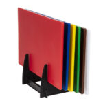 Hygiplas standard LDPE Schneidebretter Set mit Ständer – Bild 4