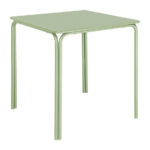 Bolero Adeline Stahl Quadratischer Tisch 700mm Hellgrün