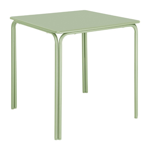 download_882o-po.jpg Bolero Adeline Stahl Quadratischer Tisch 700mm Hellgrün – Bild 1