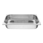 Vogue GN-Behälter Edelstahl 10cm GN1/1 gelocht – Bild 3