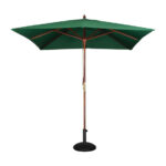 Bolero quadratischer Sonnenschirm grün 2,5m
