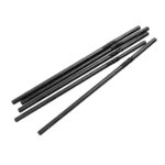 Fiesta Compostable kompostierbare flexible Papierstrohhalme schwarz (250 Stück) – Bild 5
