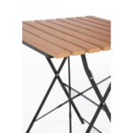 Bolero quadratischer klappbarer Terrassentisch Holzimitat 60cm – Bild 7