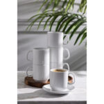 Olympia Whiteware stapelbare Becher 28,4cl (12 Stück) – Bild 2