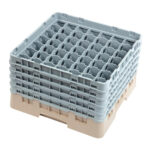 Cambro Gläserspülkorb beige mit 49 Fächern max Glashöhe 25,7cm – Bild 2