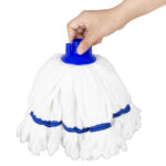 Jantex Mikrofaser-Wischkopf Blau Streifen 150g – Bild 3