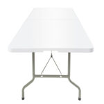 Bolero rechteckiger Klapptisch weiß 244cm – Bild 3
