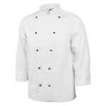 Whites Chicago Kochjacke lange Ärmel weiß M – Bild 7
