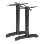 Bolero Doppeltischfuß Gusseisen 72cm hoch (2 Stück)