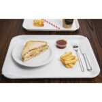 Olympia Kristallon Fast Food-Tablett weiß 41,5 x 30,5cm – Bild 5