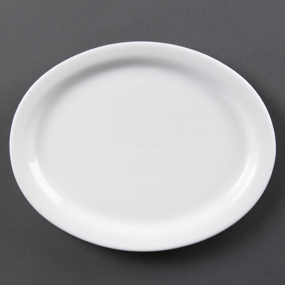 download_8qd1-zc.jpg Olympia Whiteware ovale Servierteller 25cm (6 Stück) – Bild 1