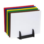 Hygiplas standard LDPE Schneidebretter Set mit Ständer – Bild 2