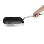 Vogue quadratische Skillet Grillpfanne antihaft 24cm – Bild 2