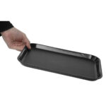 Cambro Epictread rechteckiges rutschfestes Fiberglastablett schwarz 35x27cm – Bild 6