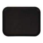 Cambro Camtread rechteckiges rutschfestes Fiberglas Tablett schwarz 45,7cm