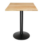 Bolero Vorgebohrte Quadratische Tischplatte Natur 700mm – Bild 5
