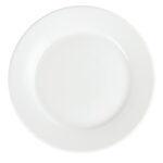 Olympia Whiteware Teller mit breitem Rand 25cm (12 Stück) – Bild 5