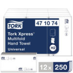 Tork Z-gefaltete Handtücher weiß 1-lagig (12 Stück)