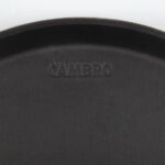 Cambro Treadlite rundes rutschfestes Fiberglas Tablett schwarz 35,5cm – Bild 2