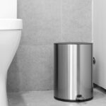 Jantex Rund Abfalleimer aus Gebürstetem Edelstahl 6Ltr – Bild 6