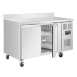 Polar U-Serie Doppel-Tür Thekenkühlschrank mit Aufkantung 282Ltr – Bild 4