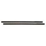 Sier Einweg-Refork-Trinkhalm gerade schwarz ø 8 mm / 24cm (100 Stück) – Bild 2