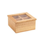 Olympia Mini Teebox aus Gummibaumholz – Bild 2