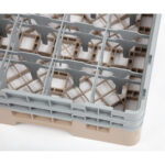 Cambro Gläserspülkorb beige mit 16 Fächern max Glashöhe 13,3cm – Bild 3