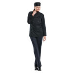 Chaud Devant Hilton Poco Kochjacke lange Ärmel schwarz L – Bild 2